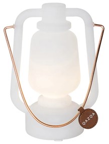 Lampa stołowa akumulatorowa 22 cm IP44 biała - Storm Mini