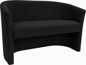 Sofa CLUB tapicerowana : Kolor tkaniny - VELVET - MG19, Typ tkaniny - Velvet