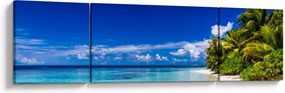 Obraz tropikalnej plaży (170x50 cm)