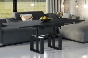 Ława rozkładana podnoszona EMPOLI 110(170)x65 beton ciemny