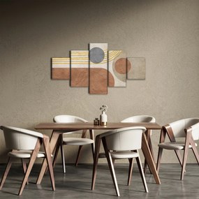 Obraz - Nowoczesny kolaż (125x70 cm)