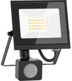 Mexen Luxpro+ naświetlacz LED z czujnikiem ruchu, 20W, Neutralna - 4000K, 2200 lm, czarny - L236-020-40-70