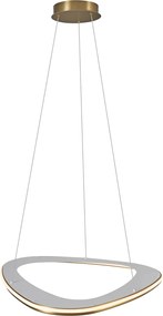 Designerska lampa wisząca złota z 3-stopniową regulacją ściemniania - Organico