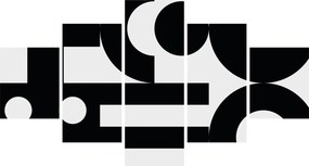Obraz - Abstrakcja geometryczna N⁰3 (125x70 cm)
