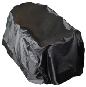 Czasza parasola ochronny na stół 180x90 cm + 4 do 6 rozkładanych krzeseł