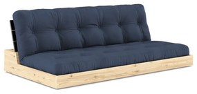 Ciemnoniebieska rozkładana sofa 196 cm Base – Karup Design