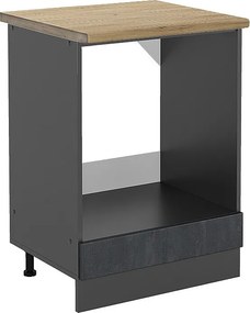 Szafka kuchenna czarny beton 60x60x81.6 r-line