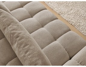 Szarobrązowa sofa z tkaniny szenilowej 278 cm Everest – Bobochic Paris