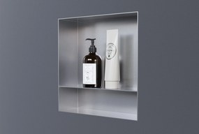 Półka wnękowa ścienna ze stali nierdzewnej NT303010X