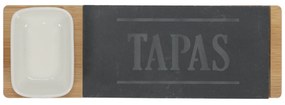 Zestaw do serwowania przekąsek na tacy, 30 x 10 cm