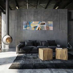 Obraz - Abstrakcja (170x50 cm)
