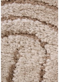 Szarobrązowy okrągły dywan ø 200 cm Panglao New York Taupe – Elle Decoration