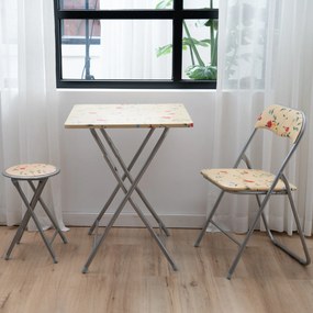 Komplet mebli kempingowych Flower Ecru PATIO