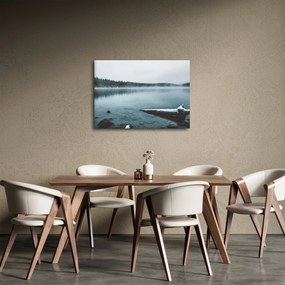 Obraz - lodowe nordyckie jezioro (70x50 cm)