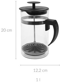 Zaparzacz do kawy/herbaty, tłokowy, 1L