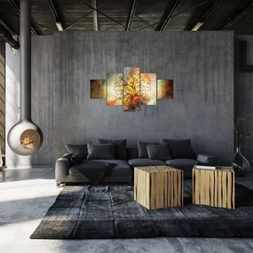 Abstrakcyjny obraz drzewa (125x70 cm)