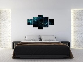 Obraz - Życie w kosmosie (125x70 cm)