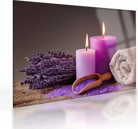 Obraz na szkle - rzeczy spa (70x50 cm)