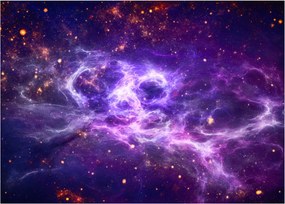 Obraz na szkle - Purple Universe (70x50 cm)