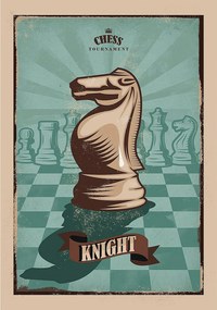 Obraz na płótnie Vintage Chess I