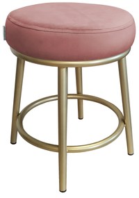 Taboret Ben noga metalowa złota MG58