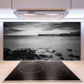 Panel Szklany Molo prowadzące w Głąb Morza