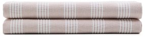 Czerwono-biała bawełniana narzuta pikowana 240x260 cm Macie – Kave Home