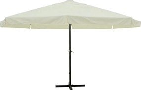 Biały ogrodowy parasol z aluminiową ramą R3-T95