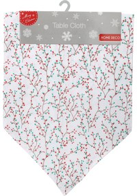 Świąteczny bieżnik na stół, gałązki, 150 cm