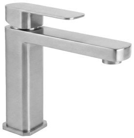 Bateria umywalkowa Rea Arlo Nikiel Szczotkowany Niska