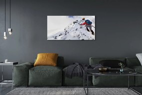 Obraz na płótnie Pasja Górskiej Wspinaczki