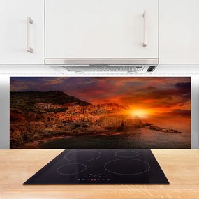 Panel Kuchenny Panorama Portowego Miasta