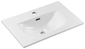 COMAD SKY 3 60CM ( E-8099-3-60 ) - Umywalka wpuszczana SKY 61x40 cm błyszcząca biel