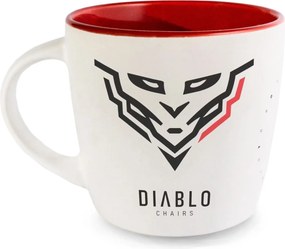 Kubek Diablo biało-czerwony