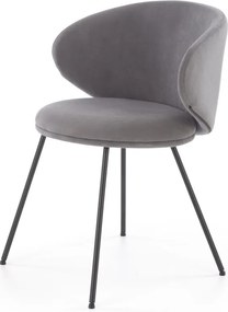 Krzesło do jadalni z profilowanym oparciem K587 Halmar