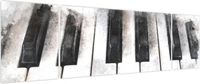 Obraz - Fortepian, akwarela (170x50 cm)
