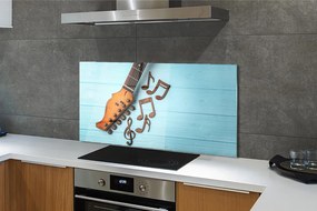 Szklany Panel Akordy na Gitarze