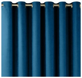 Ciemnoniebieska zasłona 140x270 cm Milana – Homede