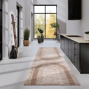 Beżowy chodnik 80x240 cm Bartoux Beige – Elle Decoration