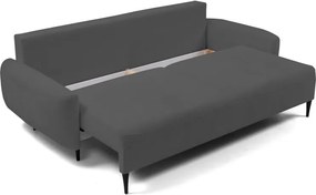 Sofa BOHO z funkcja spania i pojemnikiem GRAFITOWY PERFECT HARMONY 90
