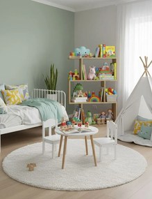 Nowoczesny dziecięcy regał na zabawki dąb artisan S7-F93