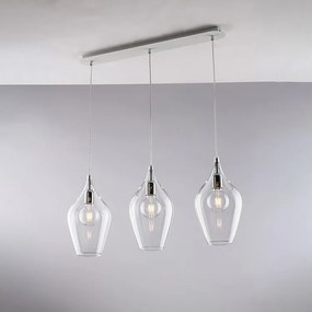Tor Ares Iron z przezroczystym szkłem Pyrex 3 światła dł. 75 x 10 BL273-BIN3-TR