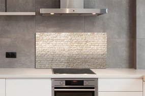 Szklany Panel Surowa Ściana z Cegieł