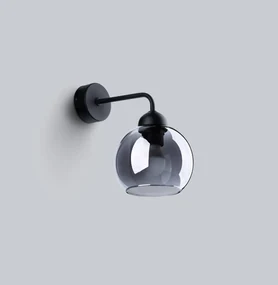 Kinkiet ALINO 1 czarny SOLLUX  LIGHTING