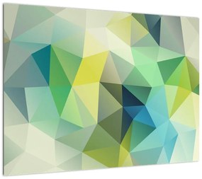 Obraz abstrakcji geometrycznej (70x50 cm)