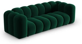 Ciemnozielona sofa 228 cm Lupine – Micadoni Home