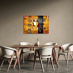 Obraz na szkle - Malarstwo starożytne (70x50 cm)