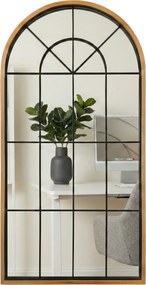 Duże, dekoracyjne lustro wiszące ARCUS, 110 x 56 cm