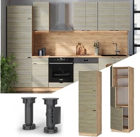 Szafka kuchenna panel dębowy 60x58x206.8 fame-line