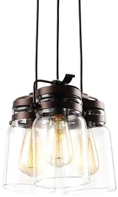 Regulowana lampa wisząca industrialna - A781-Hetira